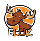 ELuK Logo: Elch mit Schriftzug